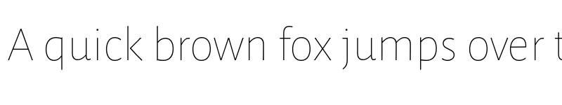 Preview of Luna Sans Thin font