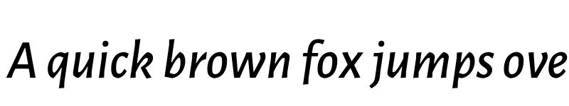 Preview of Luna Semi Bold Italic font