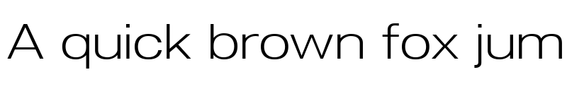 Preview of Lunchtype24 Expanded Light font