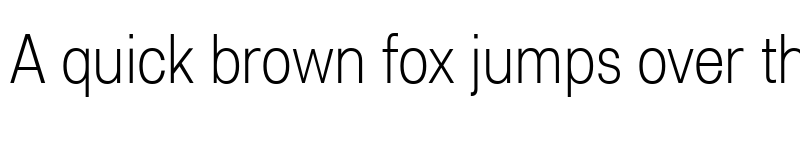 Preview of Lunchtype25 Condensed Light font