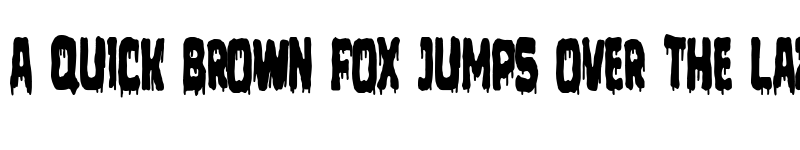Preview of Lunes Sangriento Regular font