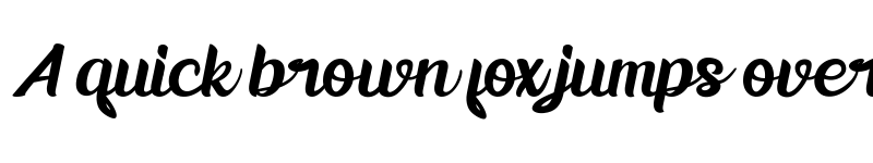Preview of Lunik Sangat Regular font