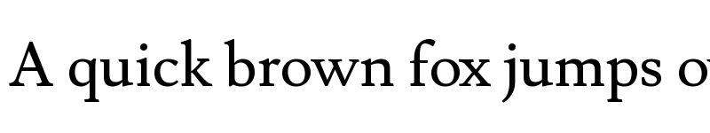 Preview of Lusitana Regular font