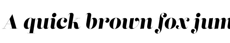 Preview of Lust Didone Display Italic font