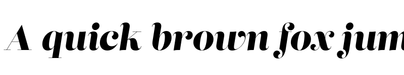 Preview of Lust Didone Italic font