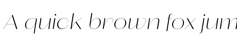 Preview of Lust Sans Thin Italic font