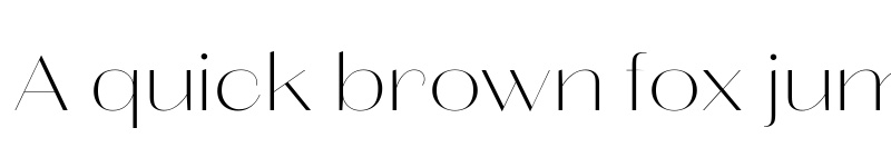 Preview of Lust Sans Thin font