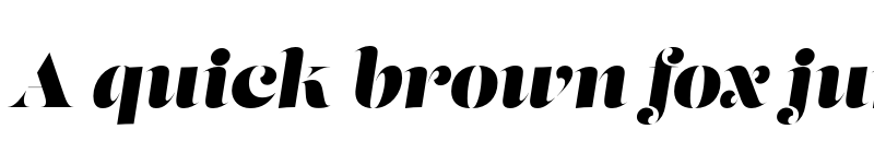 Preview of Lust Stencil Fine Italic font