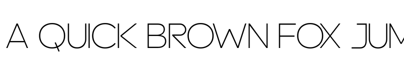 Preview of Lustrous Thin font