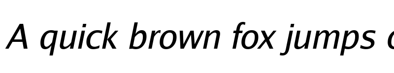 Preview of Luxi Sans Oblique font