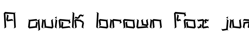 Preview of Lyneous BRK Normal font