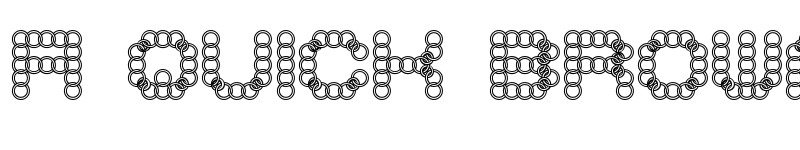 Preview of LYNX BRK Normal font