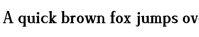 Preview of Lyons Serif Bold font