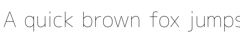 Preview of M+ 1c thin font