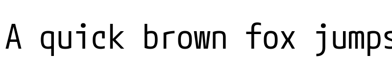 Preview of M PLUS Code Latin Regular font