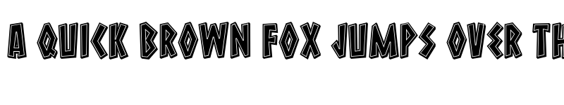 Preview of Macedonia 3D Filled Regular font