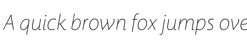 Preview of Macha Thin Italic font