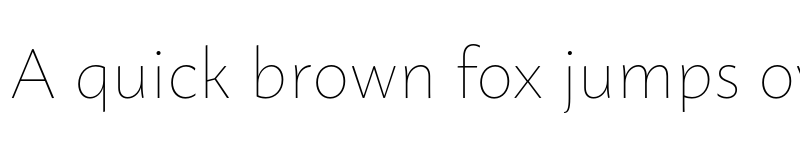 Preview of Macho Thin font