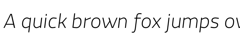 Preview of MachoModular Thin Italic font