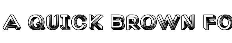 Preview of Macula Shaded font