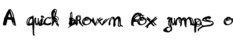 Preview of Mad a Fraf Regular font