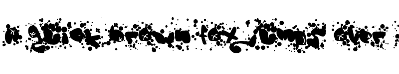 Preview of Mad Bubbles Regular font