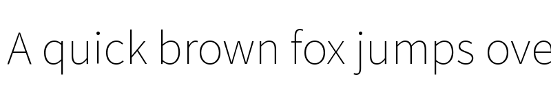 Preview of Mada ExtraLight font