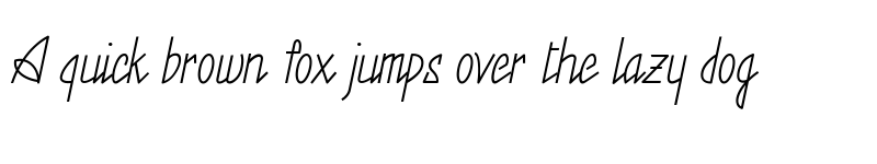 Preview of Madalline italic font