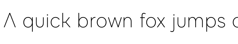 Preview of MADE Evolve Sans EVO Thin font