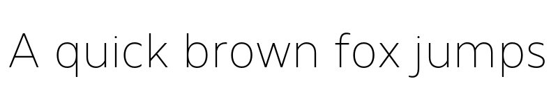 Preview of MADE Future X Thin font