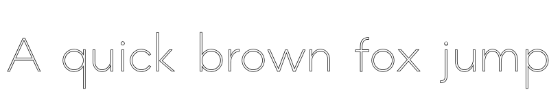 Preview of MADE INFINITY Outline Personal Use Thin font