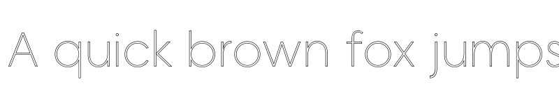 Preview of MADE Okine Sans PERSONAL USE Thin Outline font