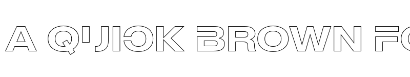 Preview of MADE Outer Sans Outline Alt Medium font