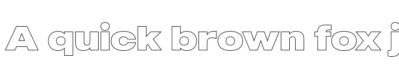 Preview of MADE Outer Sans Outline Black font