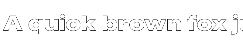 Preview of MADE Outer Sans Outline Bold font