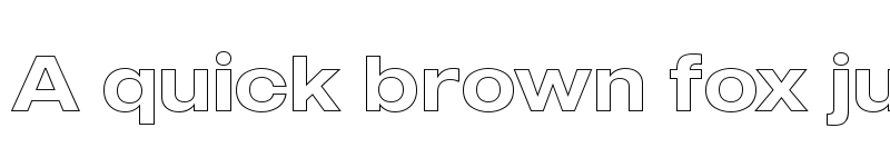 Preview of MADE Outer Sans Outline Medium font