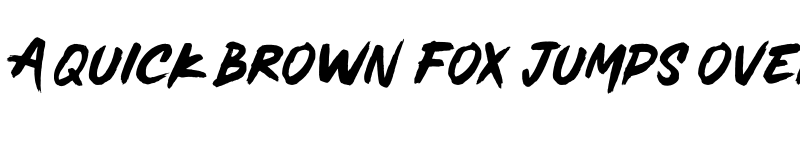 Preview of . MADE Soulmaze Brush Regular font