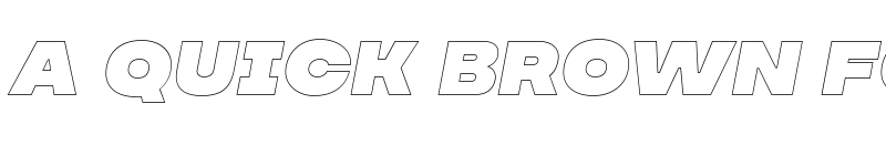 Preview of . MADE Soulmaze Italic Outline font