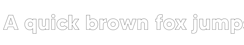 Preview of MADE TOMMY Outline Bold font