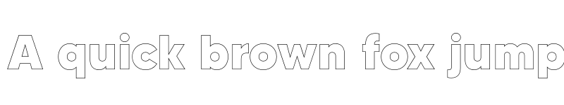 Preview of MADE TOMMY Outline ExtraBold font