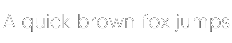 Preview of MADE TOMMY Outline Light font