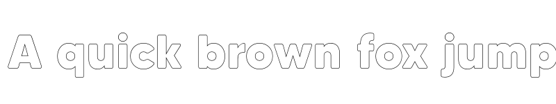 Preview of MADE Tommy Soft Outline ExtraBold font