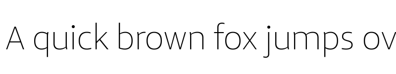 Preview of Mae Variable Thin font