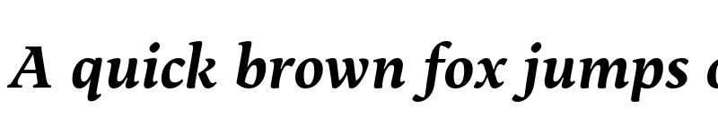 Preview of Maecenas Bold Italic font