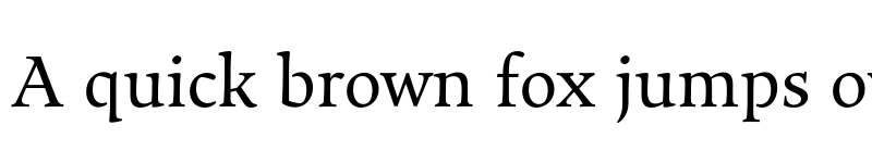 Preview of Maecenas Regular font