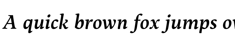 Preview of Maecenas SemiBold Italic font