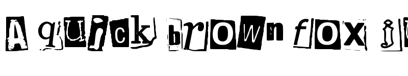 Preview of Magazine Letter By Brntlbrnl Regular font
