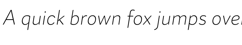 Preview of Magdelin Alt ExtraLight Italic font