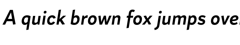 Preview of Magdelin Alt SemiBold Italic font