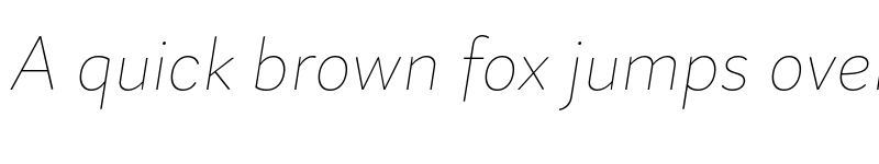 Preview of Magdelin Alt Thin Italic font